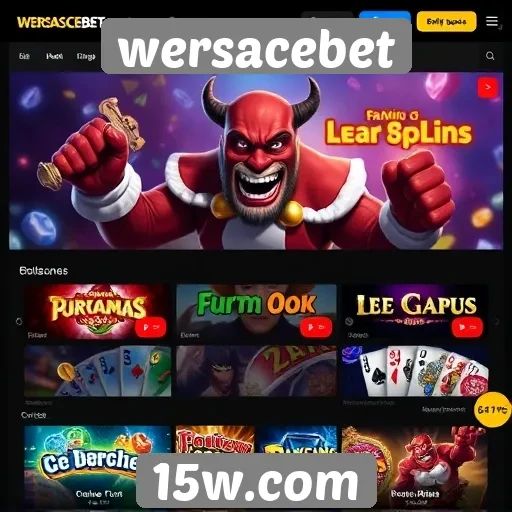 Opcões de jogos disponíveis na plataforma wersacebet